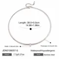 Collana Sottile a Spina di Pesce (JDN0106057-S)