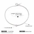 Collana Sottile a Strass Goccia (JDN0106061-S)