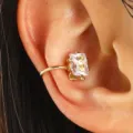 Right Ear Emerald Cut Rhinestone Style (3617)