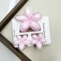 Juego Facetado Borde Transparente Rosa