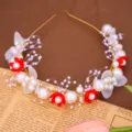 Red Flower Headband