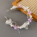 Purple Flower Headband