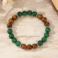 Green Natural Stone Tiger Eye Style (ZJ17148)
