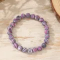 Purple Red Black White Interwoven Style (ZJ17147)