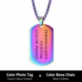 Colorful Pendant And Keel Chain