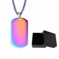 Colorful Pendant Keel Chain And Gift Box