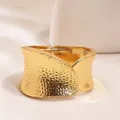 Bracelet Jonc Feuille à Motif Asymétrique (As0083)