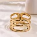 Strass creux à trois rangées (As0109)