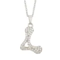 Pendentif Lettre L Only (Argent) (Without Chain)
