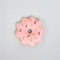 Geruffelter Rosa Donut