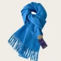 Peacock Blue (Bo-40) / 180cm (with tassels)