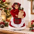 Stile Mamma Natale con Grembiule / 30cm