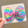 0569-2# Spring Color Bow (Hair Clip)