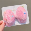 0569-3# Pink Bow (Hair Clip)