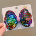 0569-7# Schillernde Bunte Schleife (Haarklammer)
