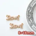 Love Buchstabe / 1 Stück (8x18mm) / Gold