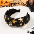 Halloween Geknoteter Haarreif - Goldener Stern
