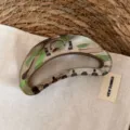 Hollow Moon Hair Claw / Grey Green