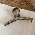 Hanger Shaped Claw Clip / Grey Green