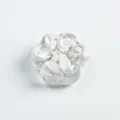 White Turquoise Epoxy Cat Paw