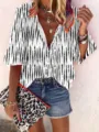 Black and White Vertical Stripes