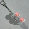 Without Lights / Double Key Transparent Shell - Transparent Cat Paw
