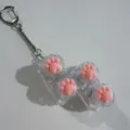 With Lights / Z-Shape Transparent Shell - Transparent Cat Paw