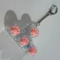 With Lights / T-Shape Transparent Shell - Transparent Cat Paw