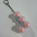 Without Lights / L-Shape Transparent Shell - Transparent Cat Paw