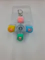 Without Lights / Quad-Key Spinner Macaron Mixed Color Cat Paw