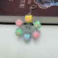 With Lights / Six-Key Spinner Macaron Mixed Color Cat Paw