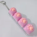 Pink Cat Paw 4-Key