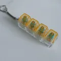 No Light Style / Transparent Yellow 4-Key Mechanical Switch