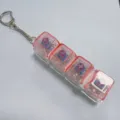 Transparent Red 4-Key Mechanical Switch