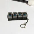 No Light Style / Transparent Black 4-Key Mechanical Switch