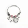 Pink Bear Time Bracelet Watch