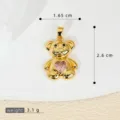 Ciondolo Orso / Pezzo Singolo / Rosa