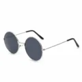 Silver Frame Gray Lens