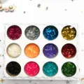 12-Color Glitter Threads (Boxed)