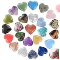 Pierres de cristal en cœur / Set de 20 Pièces