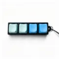 4-Key Decompression Clicker / Black Base Green Blue