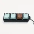 4-Key Decompression Clicker / Black Base Green Brown