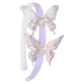 Mariposa Morada Lentejuelas