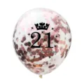 21-Jahre Roségold Paillette