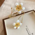 23# Bracciale rigido aperto - Dorato e bianco