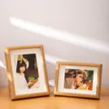 Square 4 Inch / Natural Wood Color