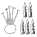 One Size / Ghost Hand Plus Four-Section Ring Set Silver