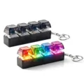Vier-Tasten Linear / RGB-Farblichteffekte / Hochtransparentes Schwarz