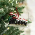 6 Black Bears Resin Pendant / Standard