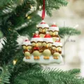 6 Yellow Owls Resin Pendant / Standard